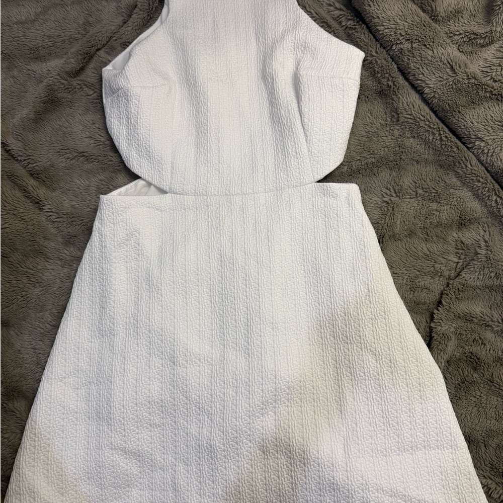 Club Monaco White Backless Dress